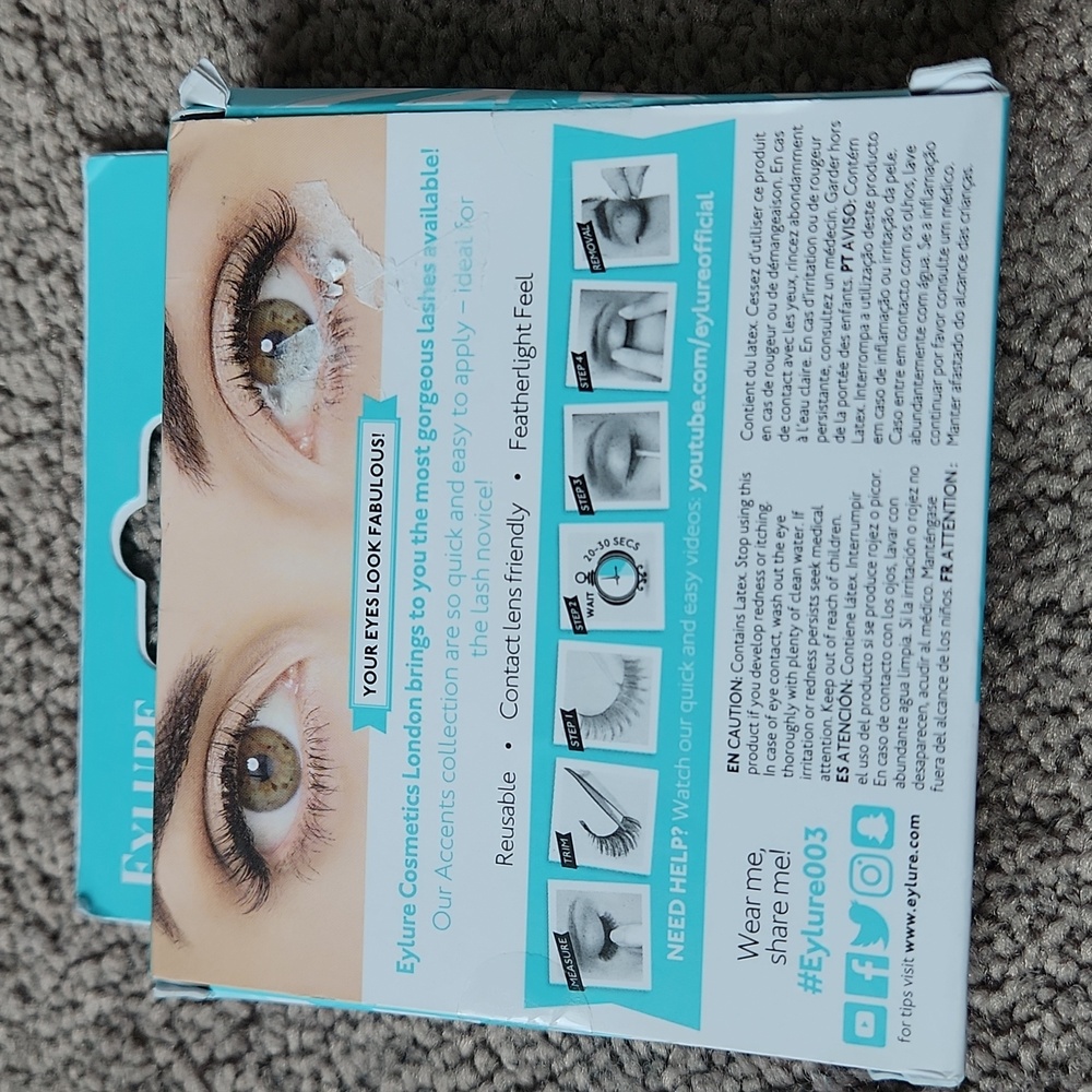 Eylure Accents No 003 3/4 Length Lashes - Picture 5 of 5